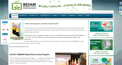 Desktop Screenshot of besam.org.tr