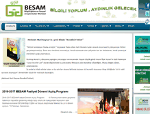 Tablet Screenshot of besam.org.tr